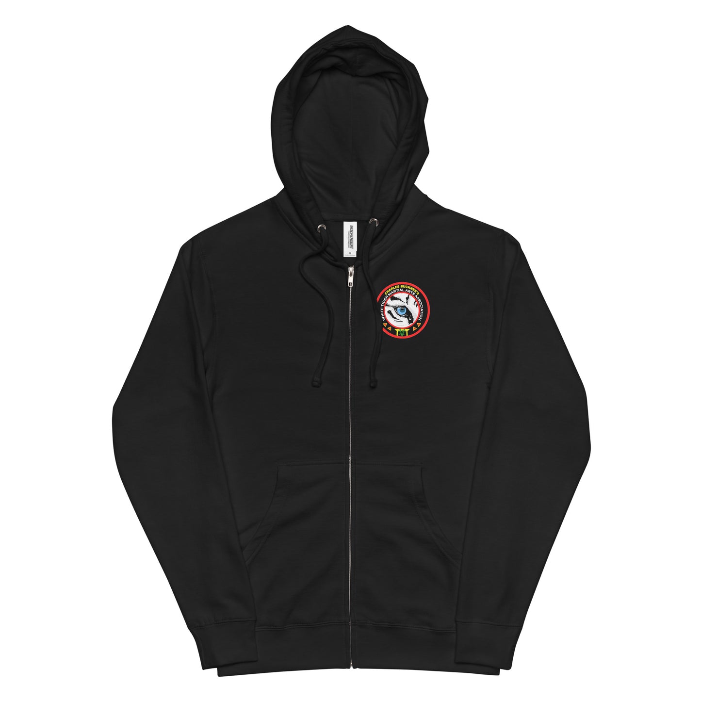 Unisex fleece zip up hoodie